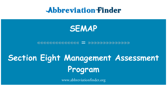 SEMAP: โปรแกรมประเมินแปดส่วน