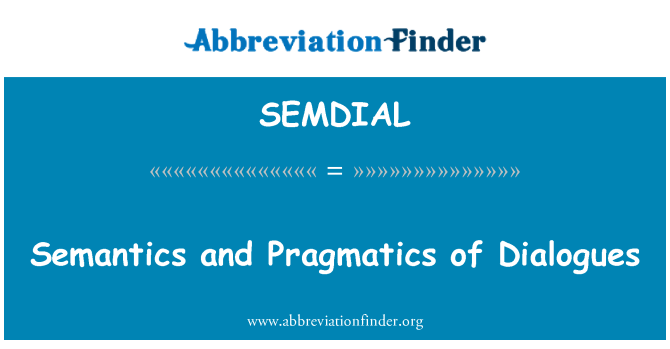 SEMDIAL: Semàntica i pragmàtica de diàlegs