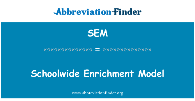SEM: Schoolwide modello di arricchimento