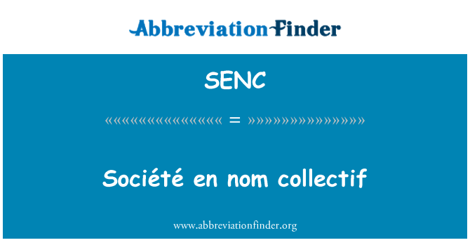 SENC: 法國興業 en nom 組織