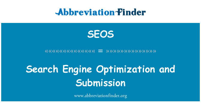 SEOS: Search Engine Optimization e sottomissione