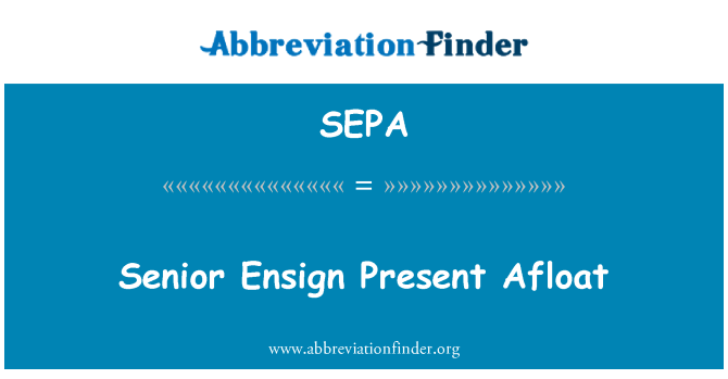 SEPA: Ensign ke Présent à
