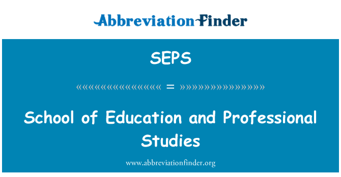 SEPS: Hochschule und Studium
