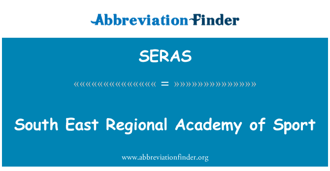 SERAS: South East regionální akademie sportu
