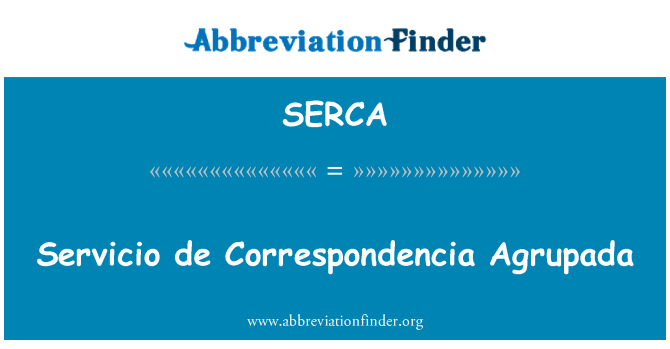 SERCA: Servicio de Correspondencia Agrupada