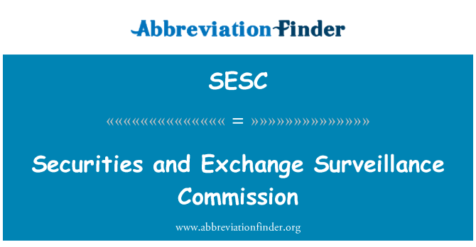 SESC: Titres Et komisyon siveyans dechanj