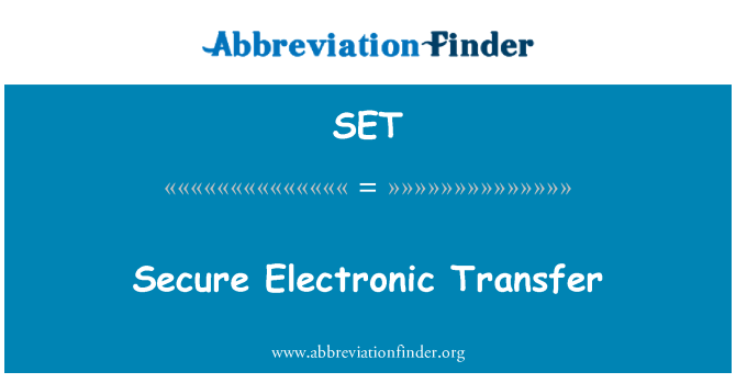 SET: Transfer elektronik aman