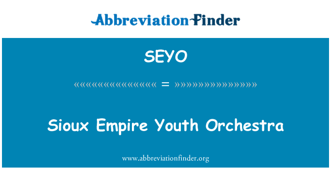 SEYO: Sioux Empire Youth Orchestra