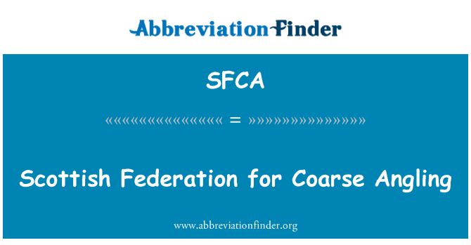 SFCA: Federazzjoni Skoċċiżi għal sajd oħxon