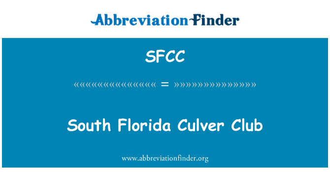 SFCC: Südflorida Culver Club