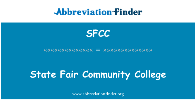 SFCC: State Fair Community College