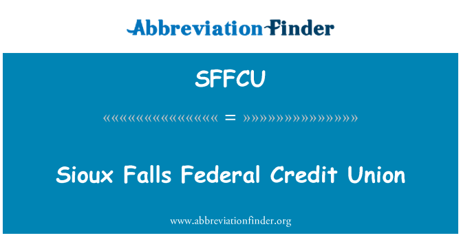 SFFCU: Undeb Credyd ffederal cwympiadau Sioux