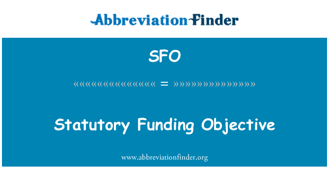 SFO: Ka pèmèt objektif Financement