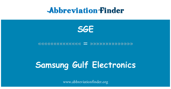 SGE: Samsung Gòlf la elektwonik