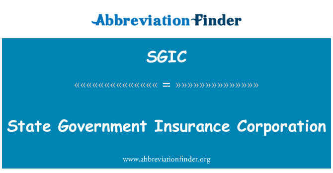 SGIC: Članica vlade Insurance Corporation