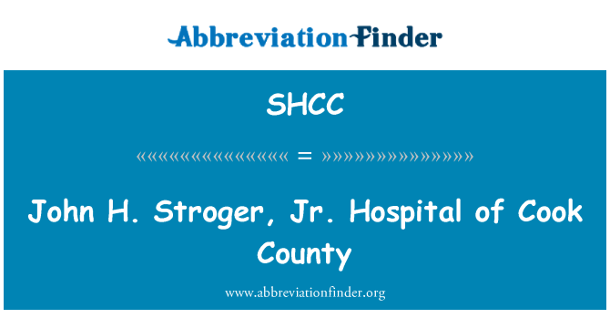 SHCC: John H. Stroger, Jr. Hospital of Cook County