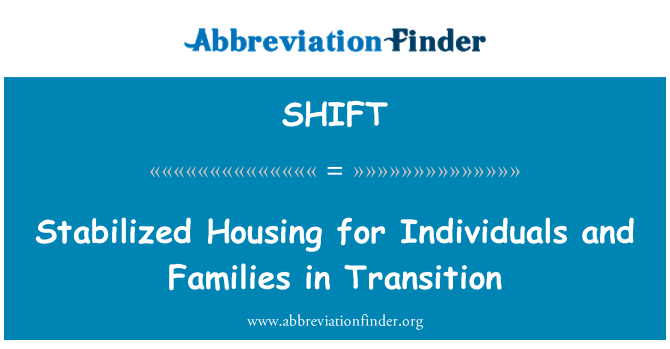 SHIFT: Stabiliseeritud eluaseme üksikisikutele ja peredele üleminek