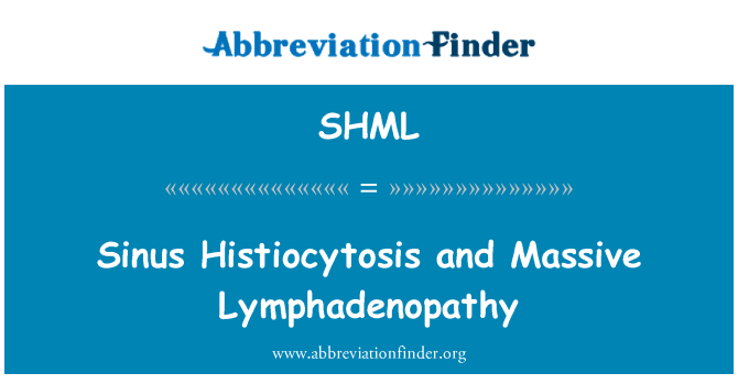 SHML: Sinus Histiocytóza a masivní lymfadenopatie