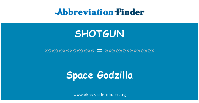 SHOTGUN: Espai Godzilla