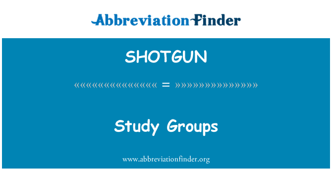 SHOTGUN: گروه مورد مطالعه