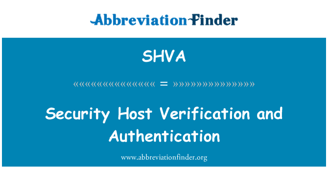SHVA: Verifikasyon animatè sekirite ak D'
