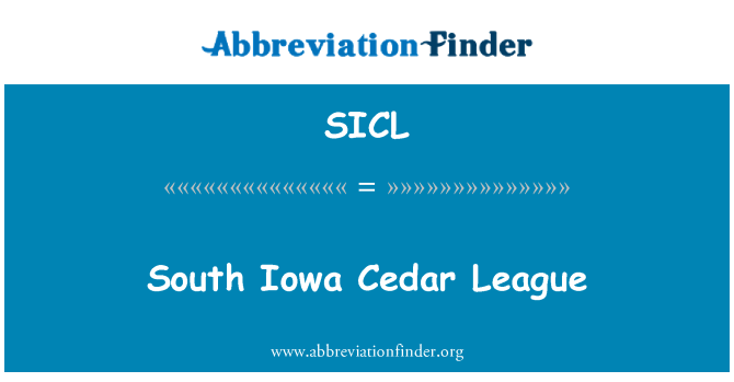 SICL: Iowa sid bwa sèd lig