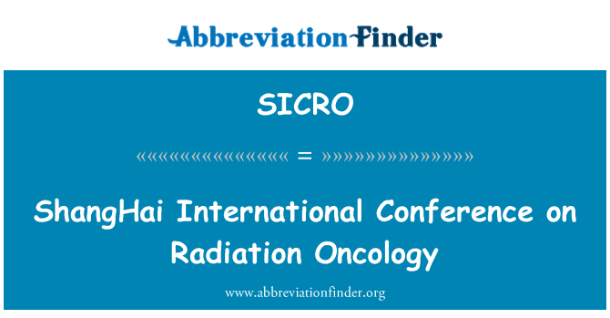 SICRO: Šanhajas starptautiskajā konferencē par Radiation Oncology