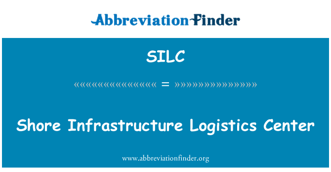 SILC: Shore altyapı Lojistik Merkezi