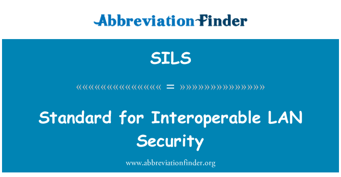 SILS: Standard pro bezpečnost interoperabilní LAN