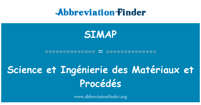 SIMAP: Наука и Ingénierie des Matériaux et Procédés
