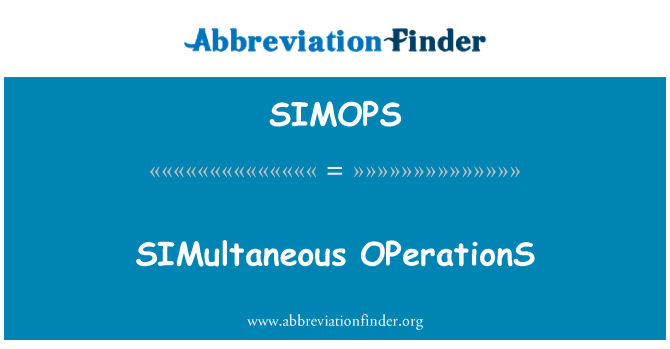 SIMOPS: Istovremene operacije