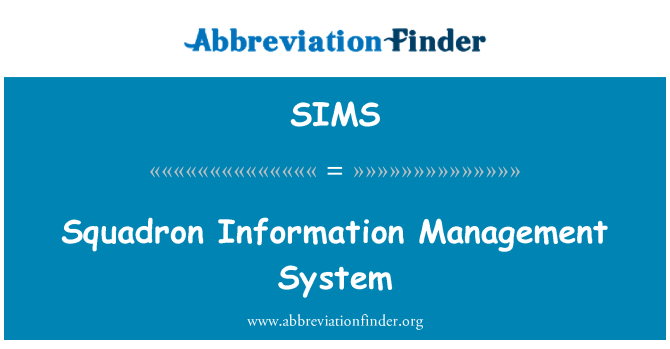 SIMS: Sistem pengurusan maklumat Skuadron