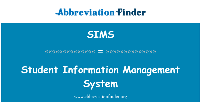 SIMS: Student Information Management System