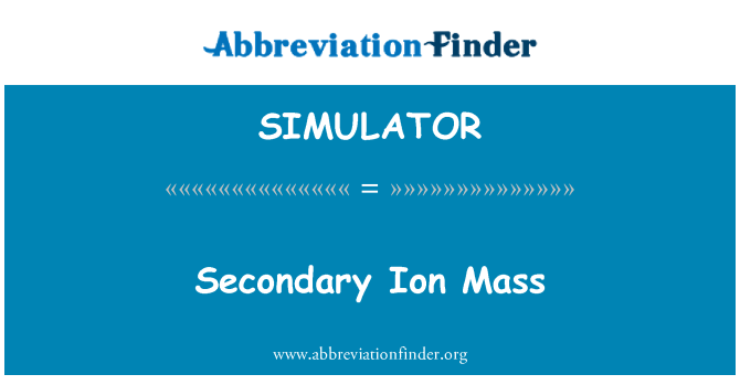SIMULATOR: Massa ta ' jone sekondarja