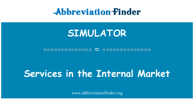 SIMULATOR: Services in the Internal Market