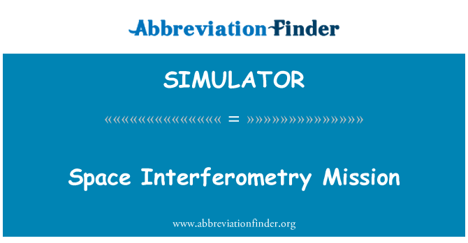 SIMULATOR: Interferometrija svemir