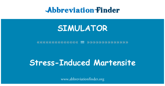 SIMULATOR: Presyon lavi par Martensite