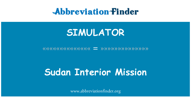 SIMULATOR: Súdán vnitřní mise