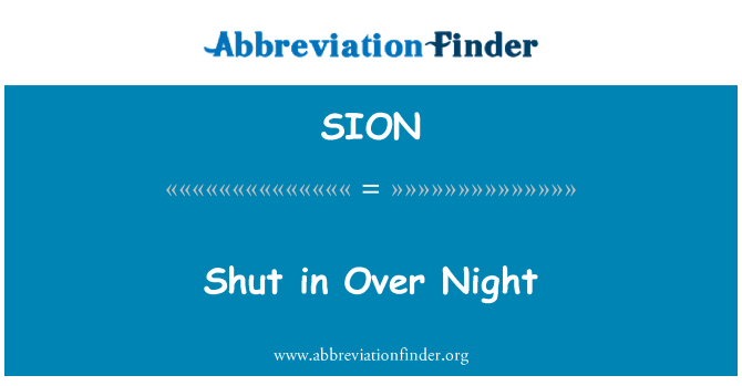 SION: Fèmen nan an