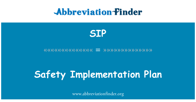 SIP: 安全实施计划