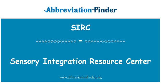 SIRC: Sensory Integration Resource Center