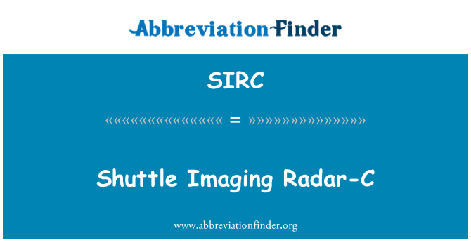 SIRC: Antar-Jemput pencitraan Radar-C