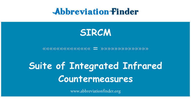 SIRCM: Sarja integroitu infrapuna vastatoimet