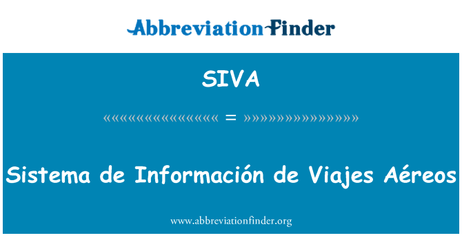 SIVA: Sistema de Información de Viajes Aéreos