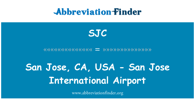 SJC: San Jose, CA, USA - San Jose International Airport