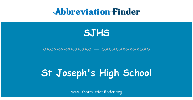 SJHS: St Joseph keskkooli