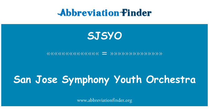 SJSYO: San Jose Symfoniorkester ungdom