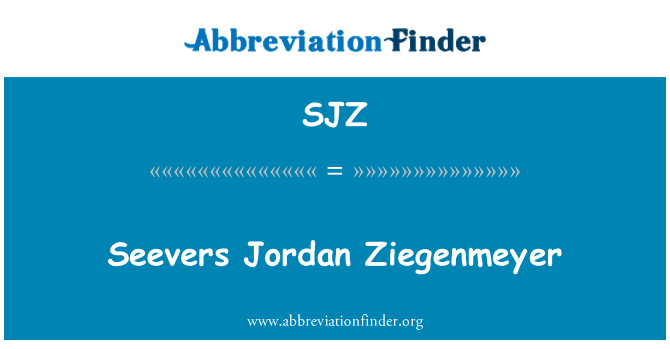 SJZ: Seevers Jordan Ziegenmeyer