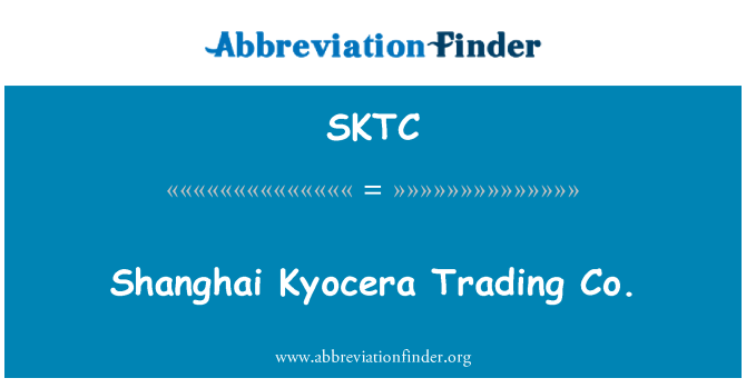 SKTC: Šanghaj Kyocera Trading Co.