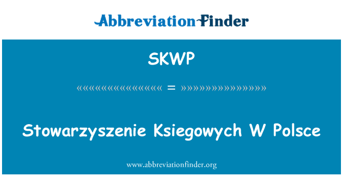 SKWP: Stowarzyszenie Ksiegowych W στην Πολωνία
